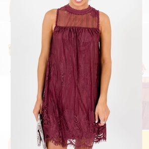 NWT Purple Lace Dress
